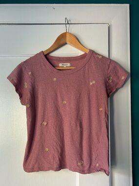 Madewell Dusty Rose Crewneck Tee